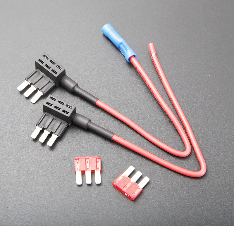 三腳插片保險絲取電器，MICRO3取電器 FKY-05